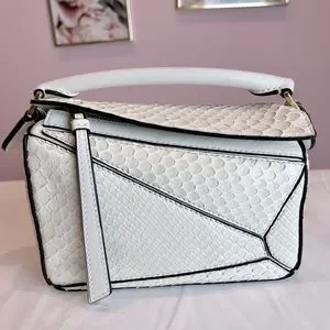 Loewe Bags Loewe 220 Python Mini Puzzle Bag Poshmark